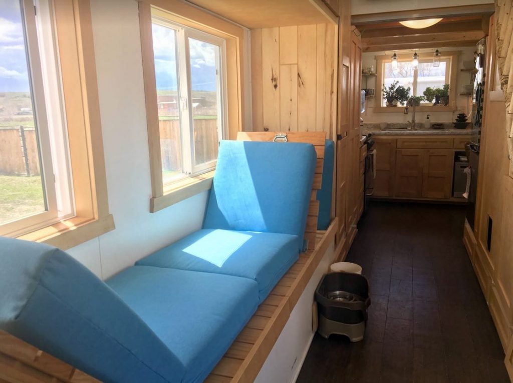 Minimalists live big in a tiny house