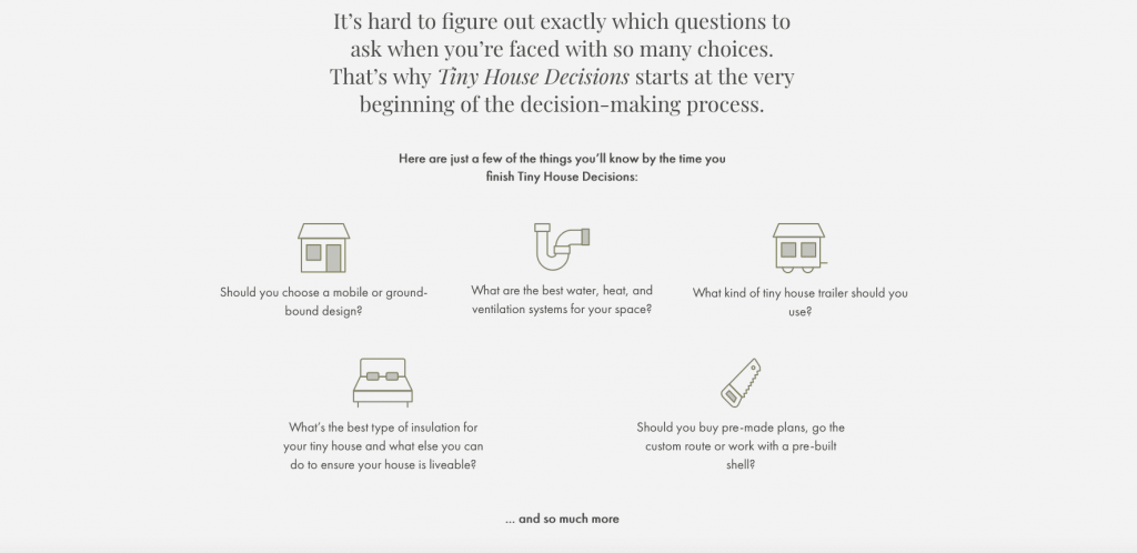 Tiny House Decisions Tiny House Decisions